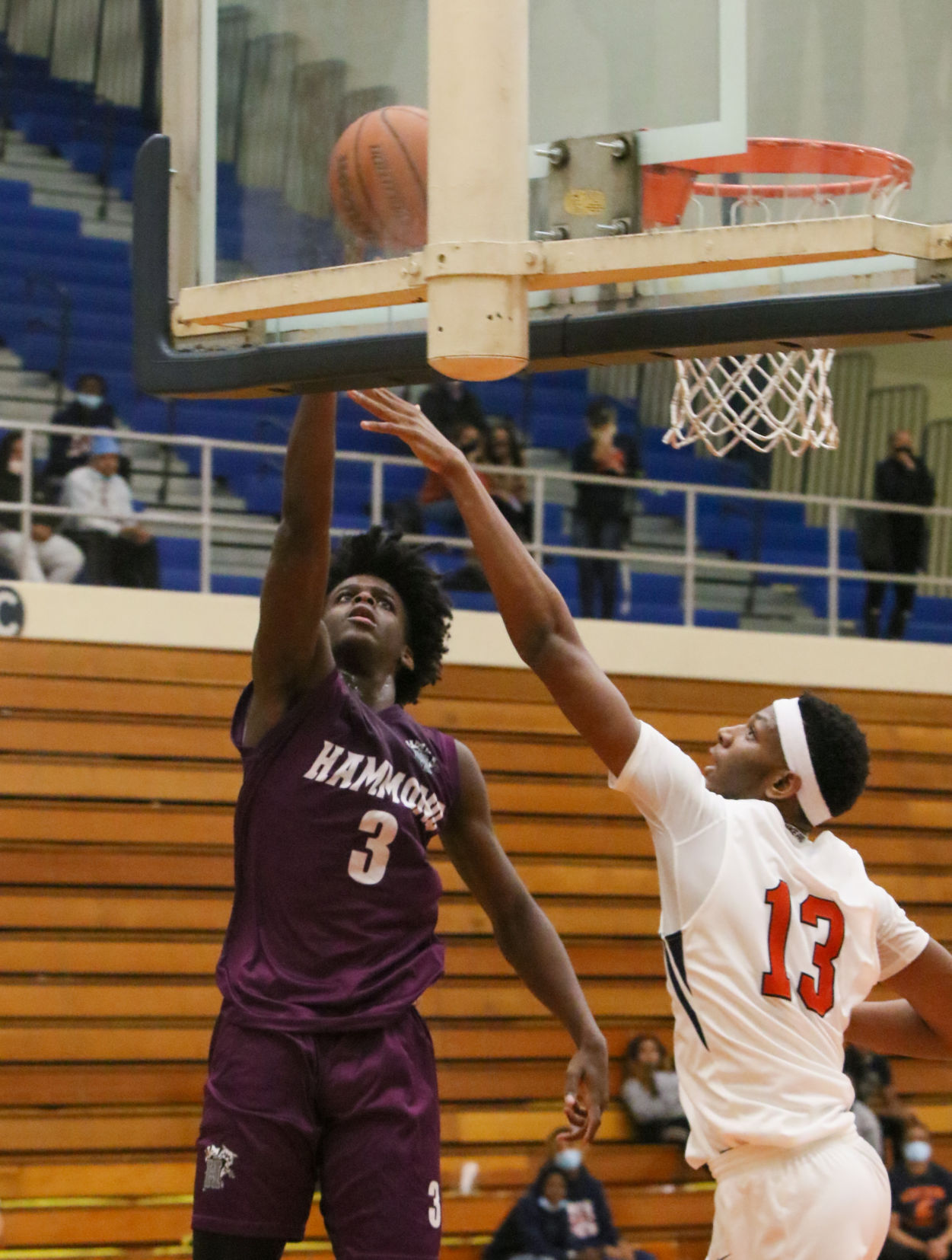 Hammond visits West Side boys basketball